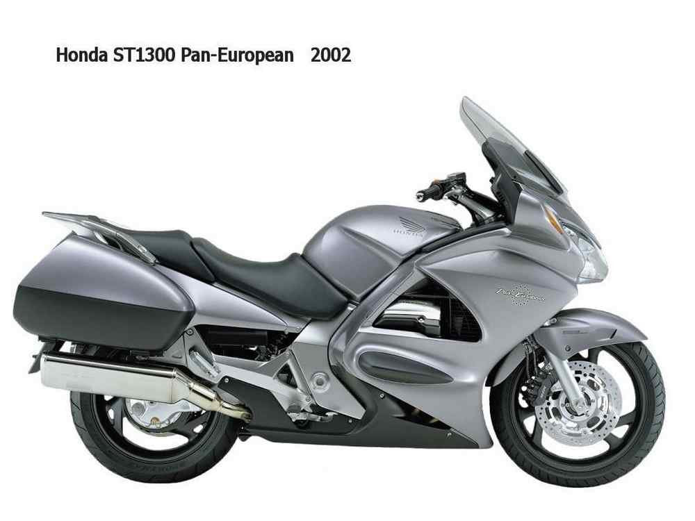Honda ST1300 PanEuropean 2002 motorbike A4 Photo Print