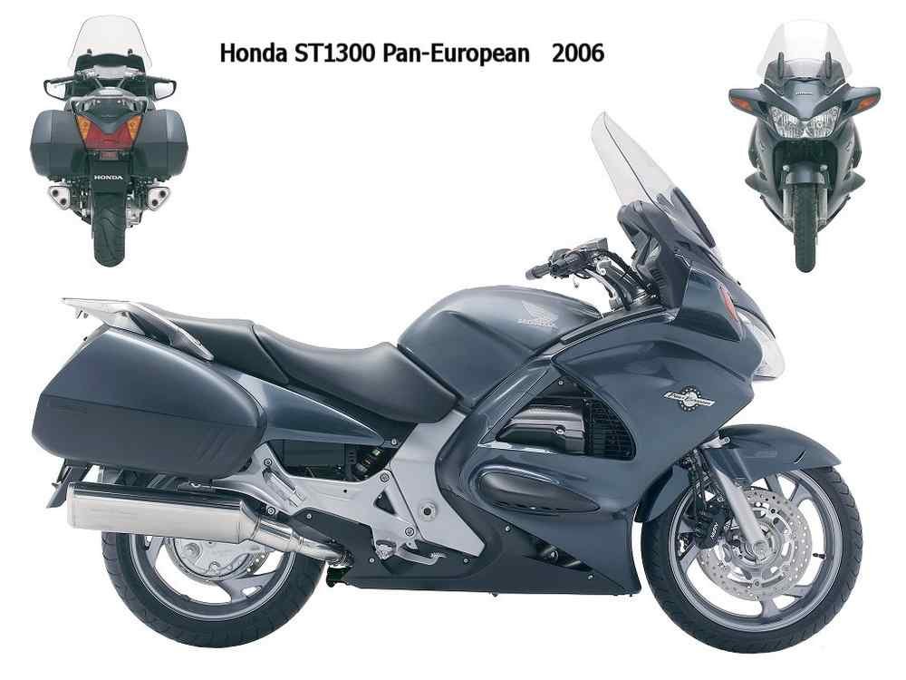 Honda ST1300 PanEuropean 2006 motorbike A4 Photo Print