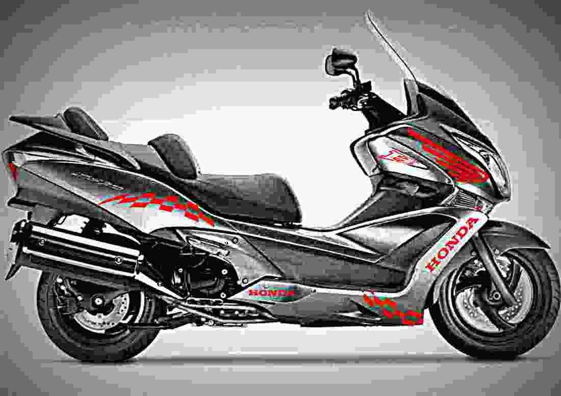 Honda SW T400 SW T400 1 motorbike A4 Photo Print