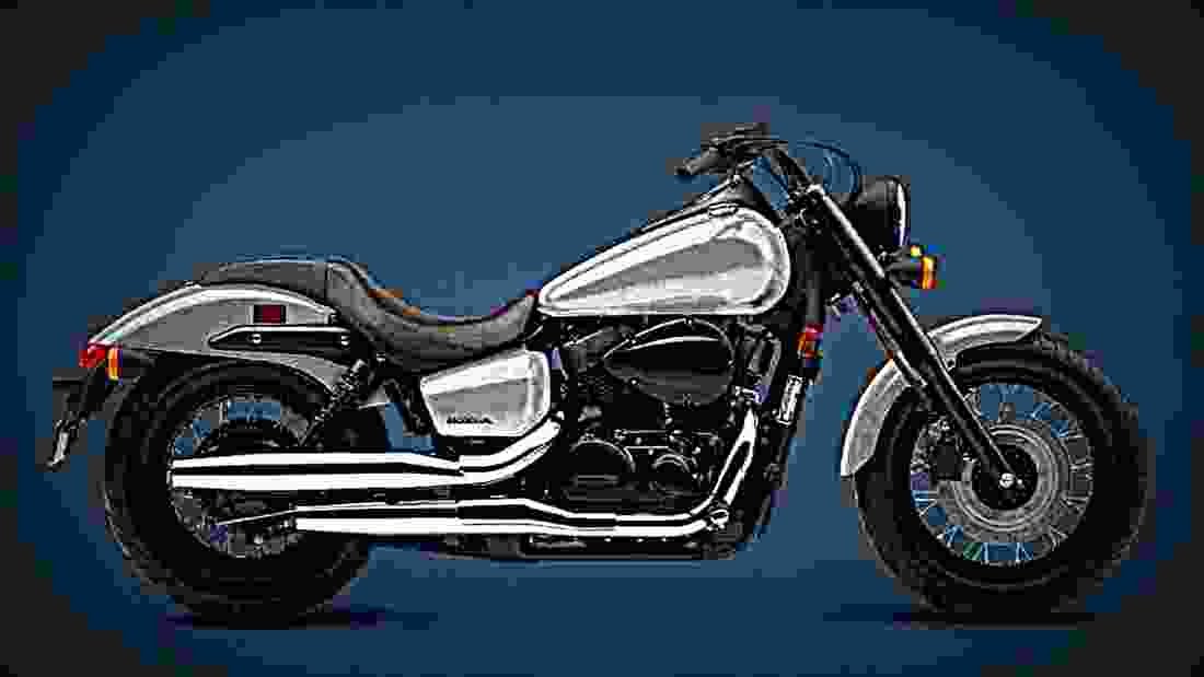 Honda Shadow Aero 2017 4 motorbike A4 Photo Print