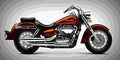 Honda Shadow Aero 2018 1 motorbike A4 Photo Print