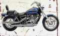 Honda Shadow Spirit1100 2006 Aged Vintage A4 Photo Print