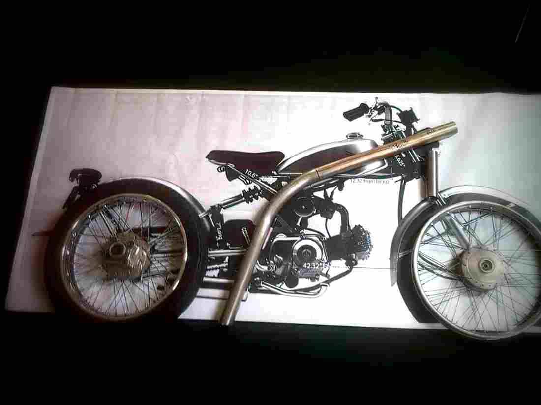 Honda Solo Solo 3 motorbike A4 Photo Print
