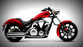 Honda Stateline 2017 1 motorbike A4 Photo Print