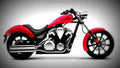Honda Stateline 2018 2 motorbike A4 Photo Print