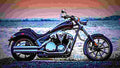 Honda Stateline 2018 3 motorbike A4 Photo Print