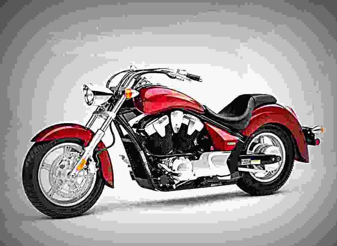 Honda Stateline ABS 2018 3 motorbike A4 Photo Print