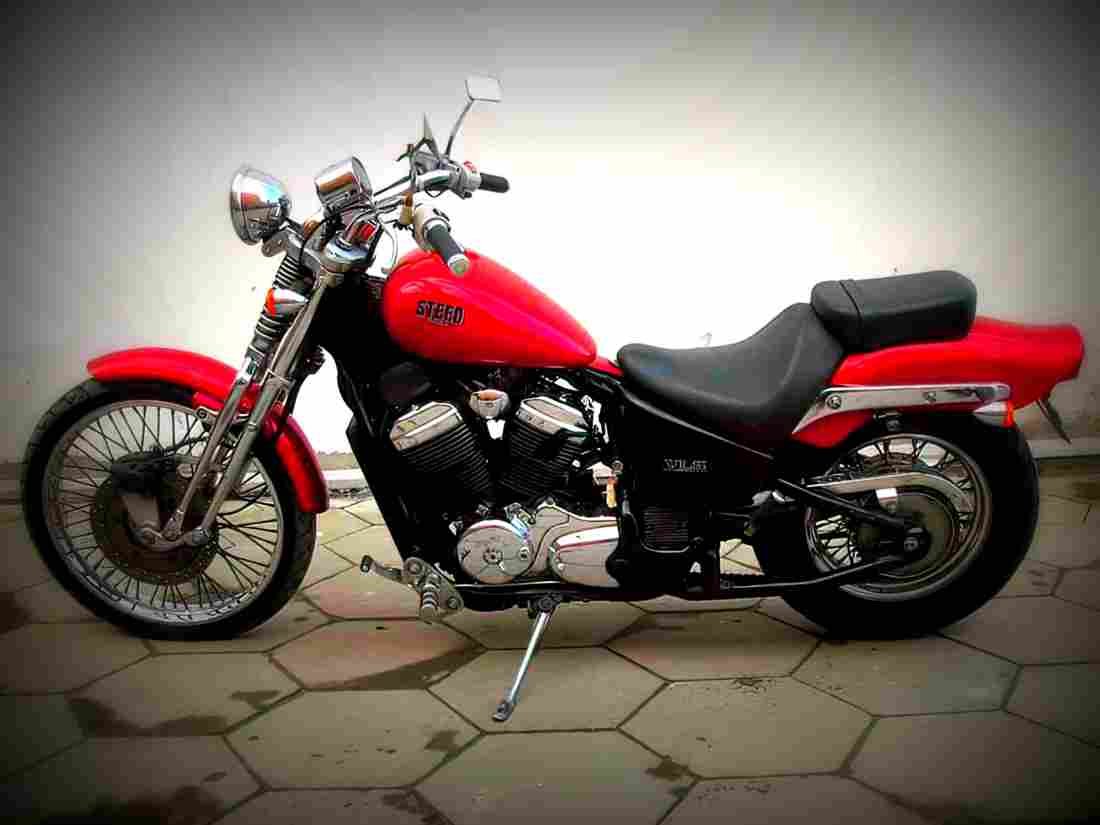 Honda Steed 400 2002 5 motorbike A4 Photo Print