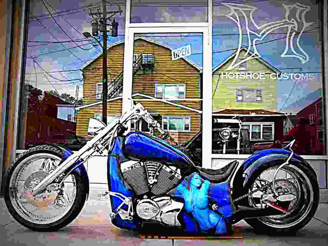Honda Steed 400 2002 6 motorbike A4 Photo Print