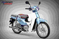 Honda Super Cub Pro 110 2017 2 motorbike A4 Photo Print