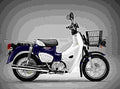 Honda Super Cub Pro 50 2017 4 motorbike A4 Photo Print
