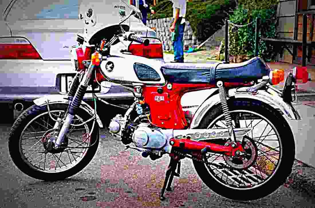 Honda Super Cub Super Cub 50 4 motorbike A4 Photo Print
