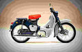 Honda Super Cub Super Cub 90 2 motorbike A4 Photo Print
