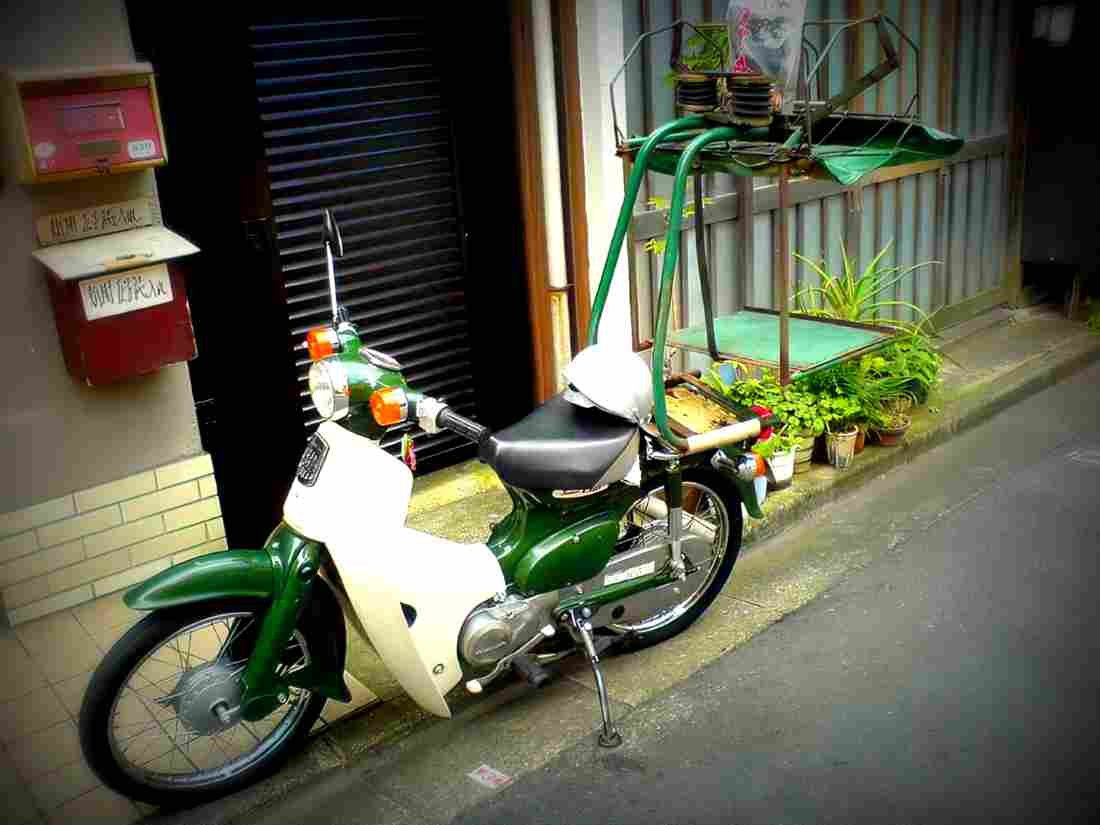Honda Super Cub Super Cub 90 4 motorbike A4 Photo Print