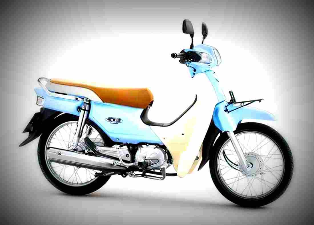 Honda Super Cub Super Cub 90 6 motorbike A4 Photo Print