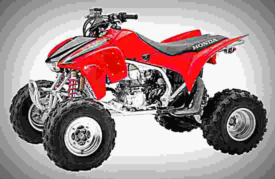 Honda TRX 450S 2000 1 motorbike A4 Photo Print