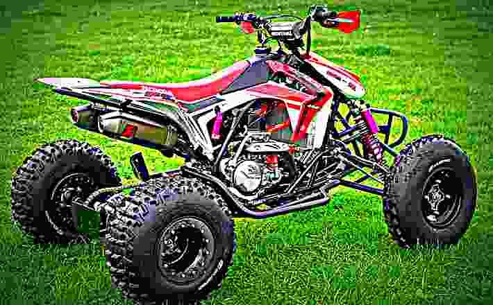 Honda TRX450R 2018 3 motorbike A4 Photo Print