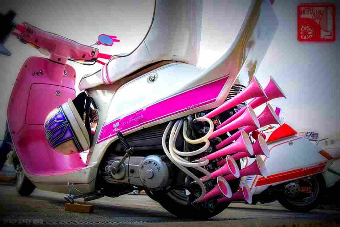 Honda Tact 2017 2 motorbike A4 Photo Print
