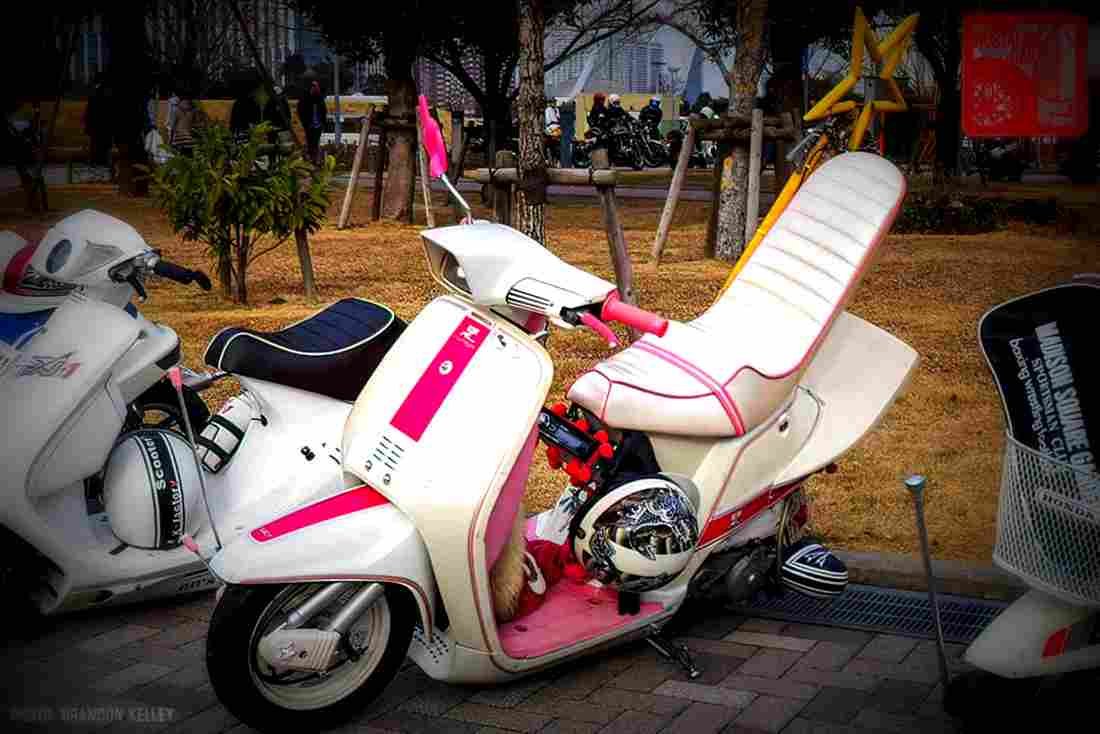 Honda Tact 2017 3 motorbike A4 Photo Print