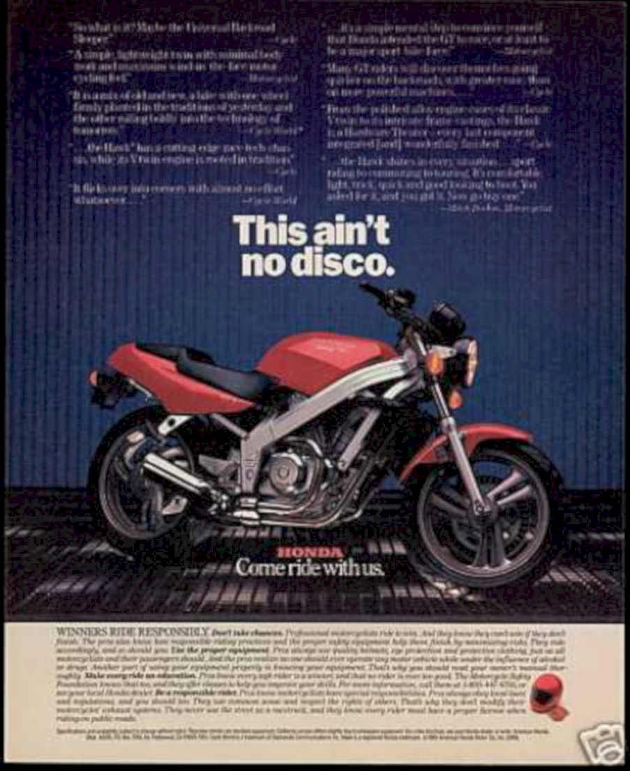 Honda V4 Shadow Vintage Retro Advert Ads A4 Photo Print