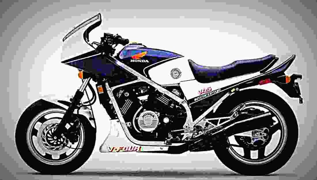 Honda VF 1000 F 1984 2 motorbike A4 Photo Print