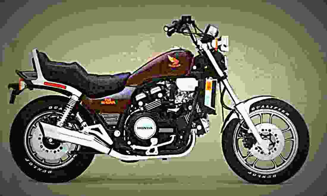 Honda VF 1100 C 1984 2 motorbike A4 Photo Print