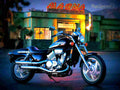 Honda VF 750 C Shadow 1995 2 motorbike A4 Photo Print