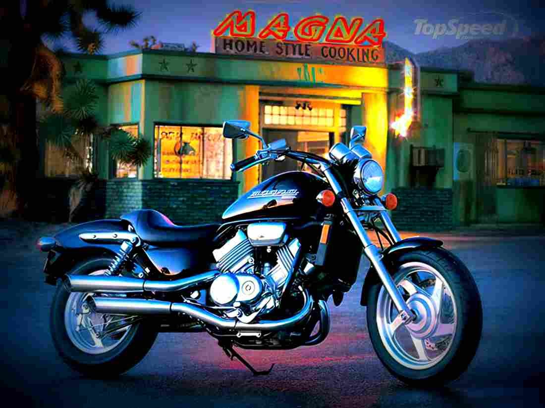 Honda VF 750 C Shadow 1995 2 motorbike A4 Photo Print