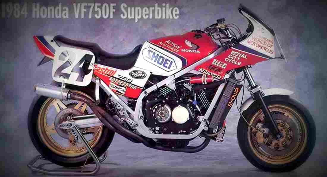 Honda VF 750 F 1984 3 motorbike A4 Photo Print