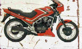 Honda VF400F 1983 Aged Vintage A4 Photo Print