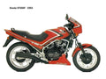 Honda VF400F 1983 motorbike A4 Photo Print