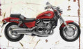 Honda VF750C 1995 Aged Vintage A4 Photo Print