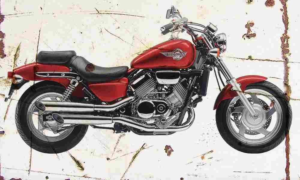Honda VF750C 1995 Aged Vintage A4 Photo Print