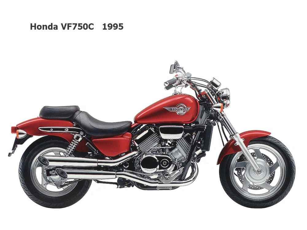 Honda VF750C 1995 motorbike A4 Photo Print