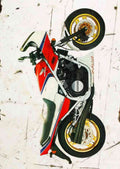 Honda VF750F 1983 Aged A4 Photo Print