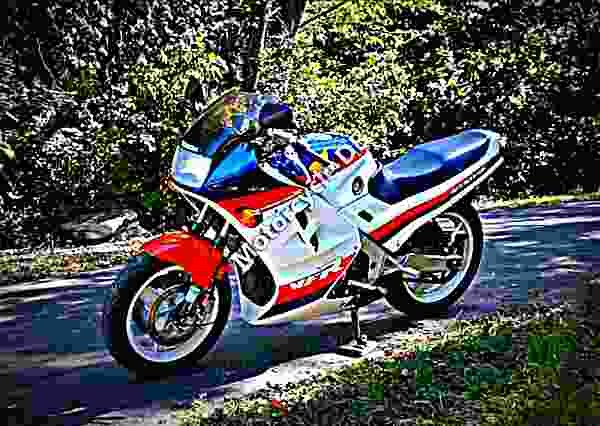Honda VFR 1000 F 2 1986 1 motorbike A4 Photo Print