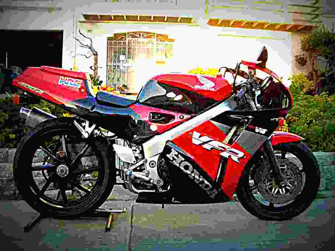 Honda VFR 400 R 1992 3 motorbike A4 Photo Print