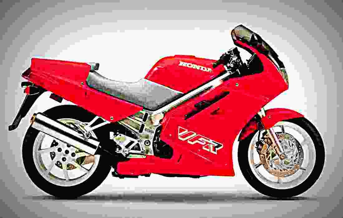 Honda VFR 750 F 1990 3 motorbike A4 Photo Print