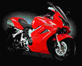 Honda VFR 800 F 2001 5 motorbike A4 Photo Print