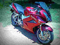 Honda VFR 800 F1 1998 2 motorbike A4 Photo Print