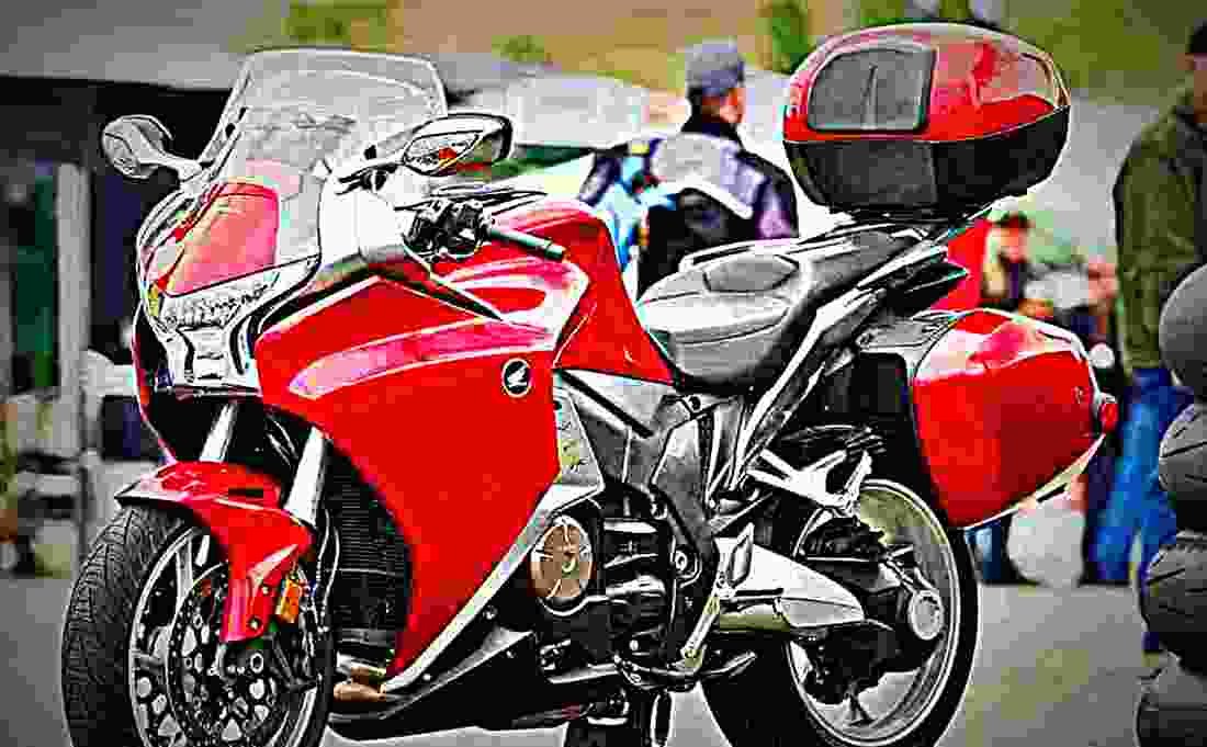 Honda VFR1200F 2018 2 motorbike A4 Photo Print