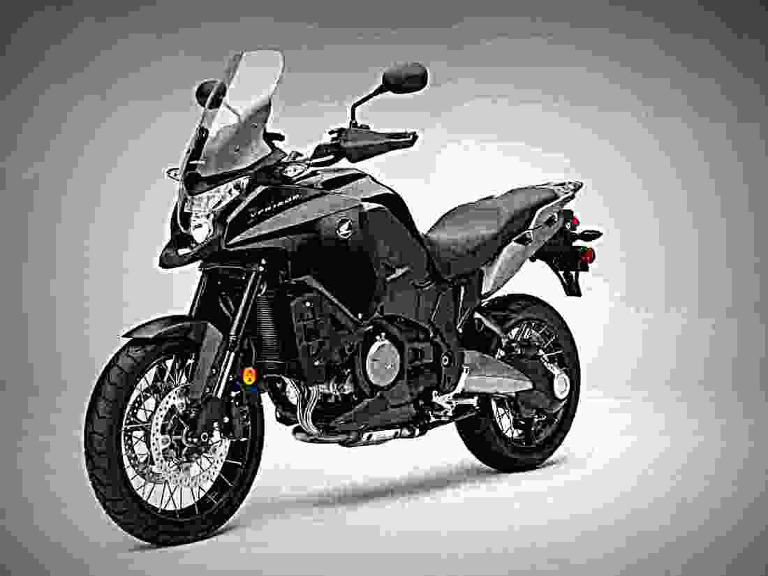 Honda VFR1200X DCT 2017 4 motorbike A4 Photo Print