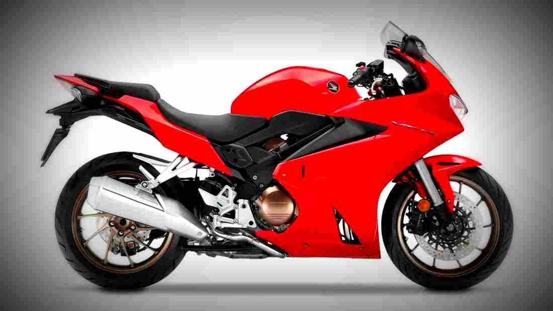 Honda VFR800F 2018 4 motorbike A4 Photo Print