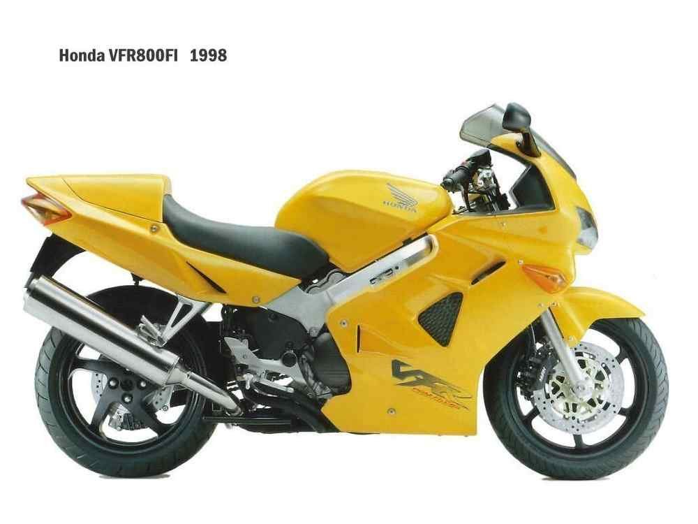 Honda VFR800FI 1998 motorbike A4 Photo Print