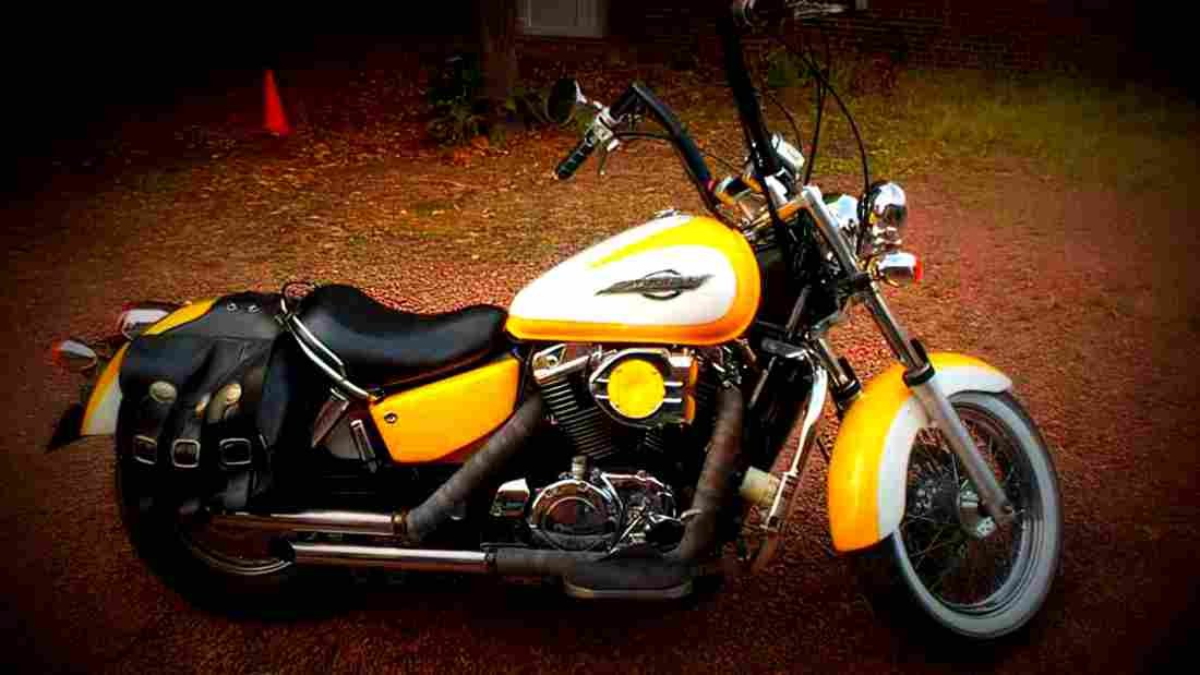 Honda VT 1100 C2 Shadow Sabre VT 1100 C2 Shadow Sabre 5 motorbike A4 Photo Print