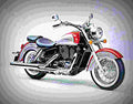 Honda VT 1100 C3 Shadow VT 1100 C3 Shadow (2000) 2 motorbike A4 Photo Print