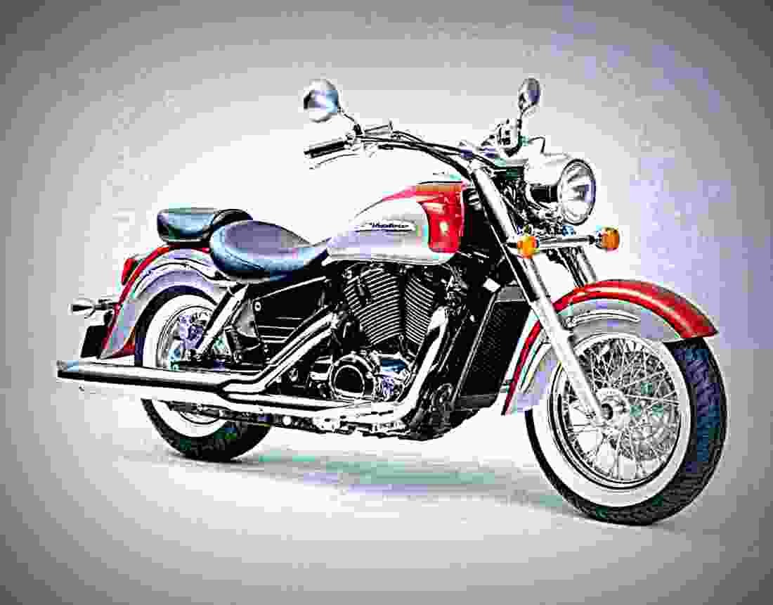 Honda VT 1100 C3 Shadow VT 1100 C3 Shadow (2000) 2 motorbike A4 Photo Print