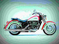 Honda VT 1100 C3 Shadow VT 1100 C3 Shadow (2000) 3 motorbike A4 Photo Print