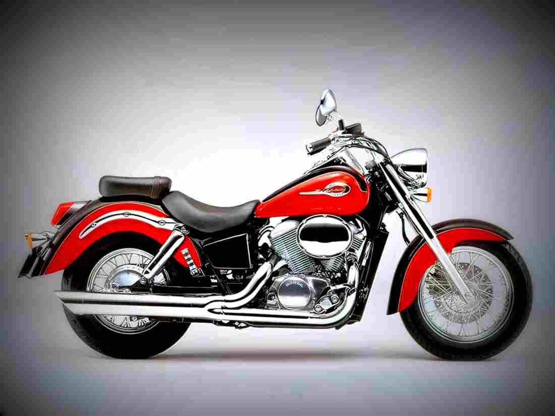 Honda VT 125 C2 Shadow 2001 1 motorbike A4 Photo Print