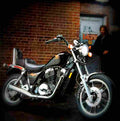 Honda VT 500 C (reduced effect) 1987 2 motorbike A4 Photo Print